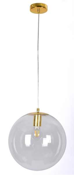 Εικόνα από Φωτιστικό Κρεμαστό SE 3000 1Gold Globe Clear 77-4478 Home Lighting