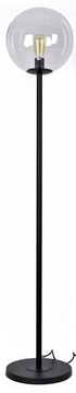 Εικόνα της Φωτιστικό Δαπέδου SE 3000 1 Black Floor Lamp Globe Clear 77-4481  Home Lighting