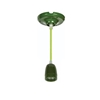 Εικόνα από Κρεμαστό Ντουί E27 Πορσελάνινο Με Υφασμάτινο Καλώδιο Πράσινο 2Χ0.75 VK/510/PE/GR 77161-312639 VK Lighting