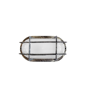 Εικόνα της Φωτιστικό Χελώνα Εξωτερικού Χώρου Οβλακ Πλαστική Πατίνα Ασημί IP44 E27 Slp-400 13-0055 Heronia