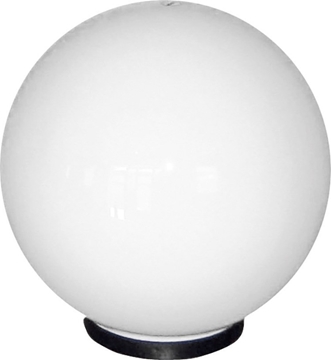 Εικόνα της Φωτιστικό Μονόφωτο Μπάλα Εδάφους Με Γρίφα Πλαστικό Λευκό IP23 E27 Φ-25 10-0006 Heronia