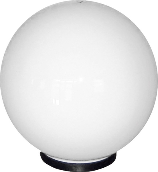 Εικόνα από Φωτιστικό Μονόφωτο Μπάλα Εδάφους Με Γρίφα Πλαστικό Λευκό IP23 E27 Φ-25 10-0006 Heronia