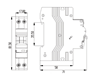 Εικόνα από Ασφάλεια Ράγας 1P+N C 10A 6kA 230V EPB-DPN MXG