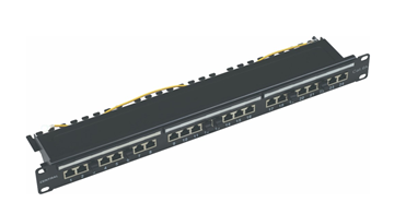 Εικόνα της PATCH PANEL 19" UTP / FTP CAT6A (10 Giga) 24 ΘΥΡΩΝ 1U CENTRAL