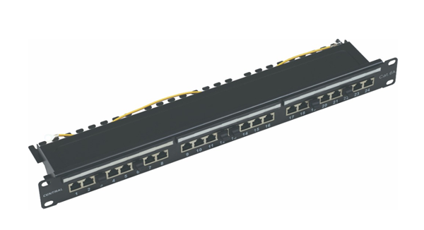 Εικόνα από PATCH PANEL 19" UTP / FTP CAT6A (10 Giga) 24 ΘΥΡΩΝ 1U CENTRAL