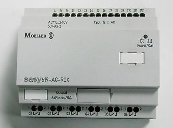 Εικόνα από EASY619-AC-RCX χωρίς οθόνη 12in 6Out Relay P/S 120Vac Moeller