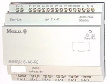 Εικόνα της EASY618-AC-RE  Παρελκόμενα Επέκταση 12 είσοδοι AC 220V και 6 ρελαί έξοδοι (2Α) Moeller