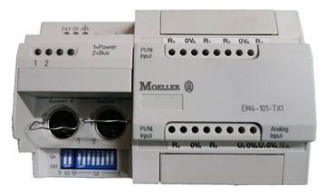 Εικόνα της EM4-101-TX1  EM4 24VDC,6 είσοδοι για στοιχεία μέτρησης θερμοκρασίας Pt100/Ni1 Moeller