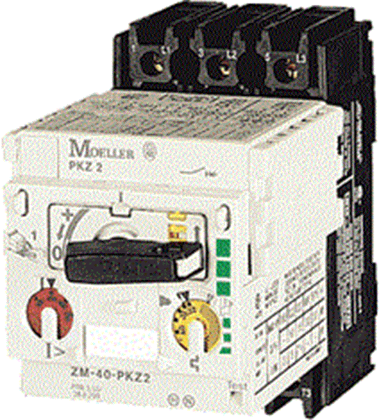 Εικόνα από ZM-2,4 PKZ2  ΚΟΥΜΠΟΤΕΣ ΜΟΝΑΔΕΣ PKZ2  με περιοχή ρύθμισης θερμικού  1,6-2,5Α Moeller
