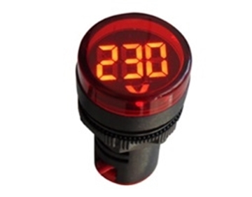 Εικόνα της Βολτομετρο Πινακος Ψηφιακο Φ22 Led 60-450Vac Βιδωτο Κοκκινο Ad22-22Dsv Xnd