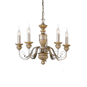 Εικόνα της Φωτιστικό Κρεμαστό FIRENZE SP5 ORO ANTICO 020822 Ideal Lux