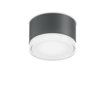 Εικόνα της Φωτιστικό Οροφής URANO PL1 SMALL ANTRACITE 168111 Ideal Lux