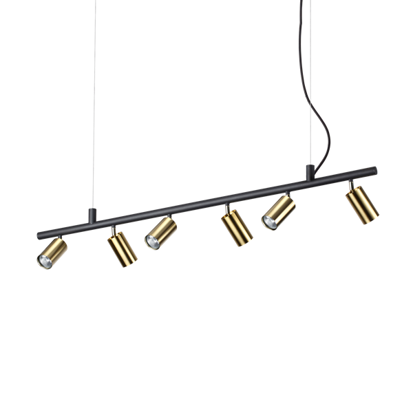 Εικόνα από Φωτιστικό Κρεμαστό DYNAMITE SP6 OTTONE SATINATO 244648 Ideal Lux