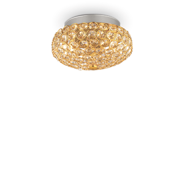 Εικόνα της Φωτιστικό Οροφής KING PL3 ORO 075402 Ideal Lux