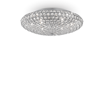 Εικόνα της Φωτιστικό Οροφής KING PL9 CROMO 073255 Ideal Lux