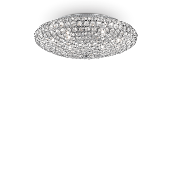 Εικόνα από Φωτιστικό Οροφής KING PL9 CROMO 073255 Ideal Lux