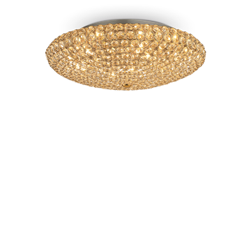 Εικόνα της Φωτιστικό Οροφής KING PL9 ORO 073262 Ideal Lux