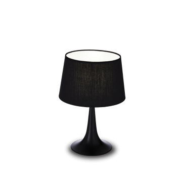 Εικόνα της Φωτιστικό Πορτατίφ  LONDON TL1 SMALL NERO 110554 Ideal Lux