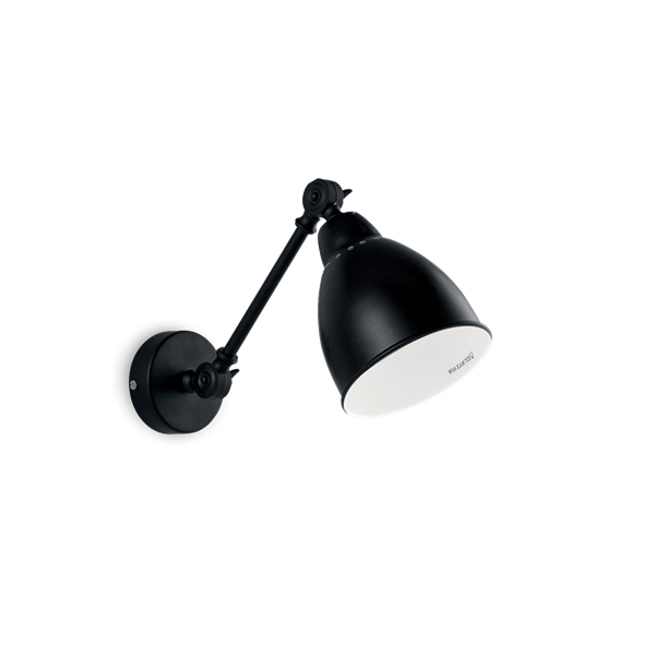 Εικόνα από Φωτιστικό Απλίκα NEWTON AP1 NERO 027852 Ideal Lux