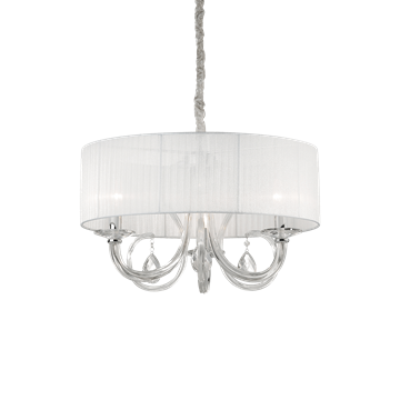 Εικόνα της Φωτιστικό Κρεμαστό SWAN SP3 BIANCO 035840 Ideal Lux