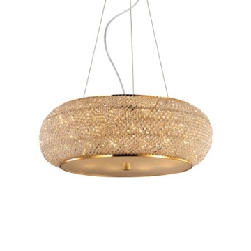 Εικόνα της Φωτιστικό Κρεμαστό PASHA' SP14 ORO 164984 Ideal Lux