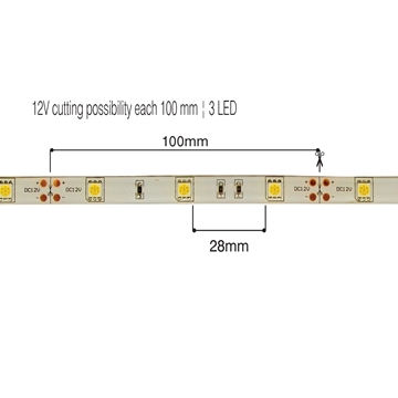 Εικόνα της Ταινια Εξωτ Ip55 12V 7,20W/M 6000K Dl Vk/12/5050J/D/30 VK Lighting 78001-042719 (5m)