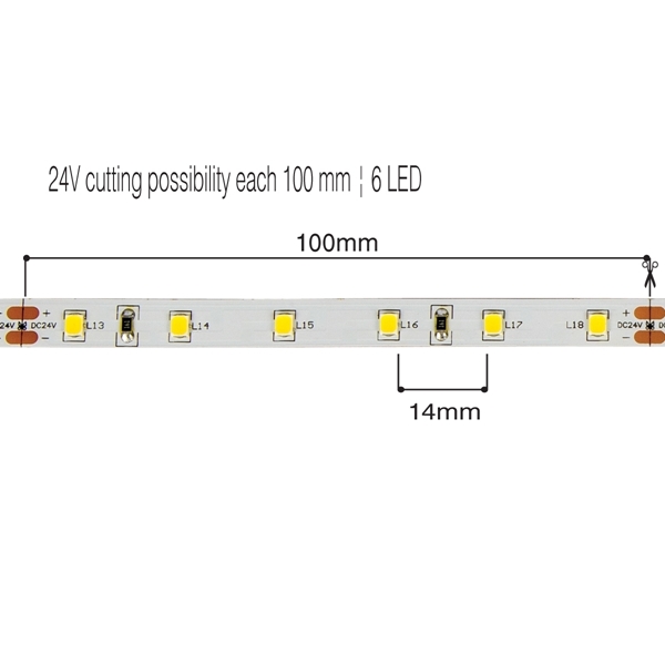 Εικόνα από Ταινια Ip20 Smd3528 24V 4,8W 4000K Vk/24/3528/C/60 VK Lighting 78001-238123 (5m)