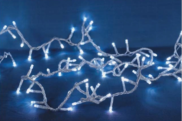 Εικόνα από 180L LED Χριστουγεννιάτικα Λαμπάκια Εξωτερικού Χώρου  Με Πρόγραμμα, Διάφανο Καλώδιο- Λευκό φώς  31V 9m XLALED180-CC/31V Epam