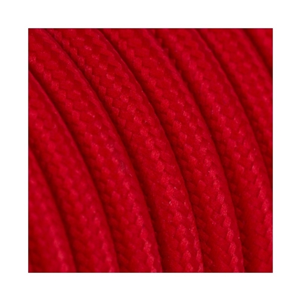 Εικόνα από Καλώδιο Υφασμάτινο 2Χ0.75mm² Κόκκινο Στρογγυλό