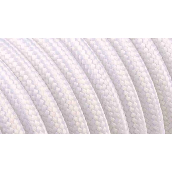 Εικόνα από Καλώδιο Υφασμάτινο 2Χ0.75mm² Λευκό Στρογγυλό