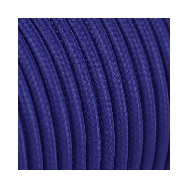 Εικόνα από Καλώδιο Υφασμάτινο 2Χ0.75mm² Μπλε Στρογγυλό