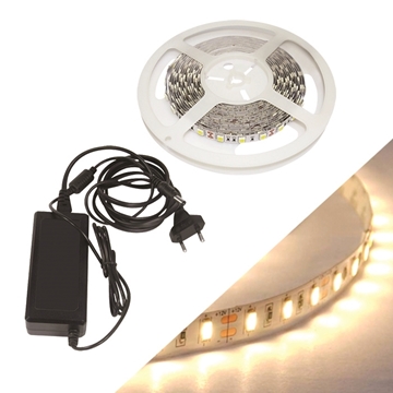 Εικόνα της Ταινία LED 9.6W 60LED/m 960Lm 3000K IP20 (2M) Με Τροφοδοτικό 24-00500 Φos Me