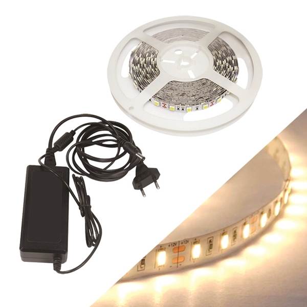 Εικόνα από Ταινία LED 9.6W 60LED/m 960Lm 3000K IP20 (2M) Με Τροφοδοτικό 24-00500 Φos Me