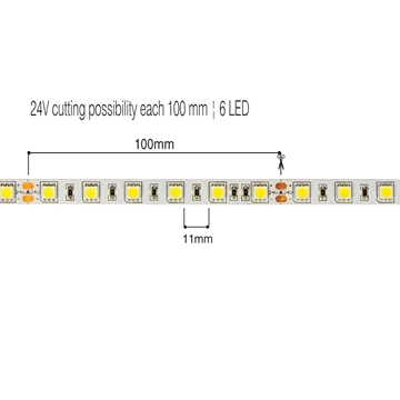 Εικόνα της Ταινια LED Ip20 Smd5050 24V 14,4W 4000K Vk/24/5050/C/60 VK Lighting 78001-239123 (5m)