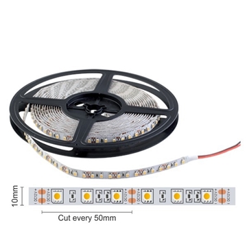 Εικόνα της Ταινία LED 14,4W/m Σε Θερμό Φως (3000Κ) 12V IP65 5m Spotlight (5m)