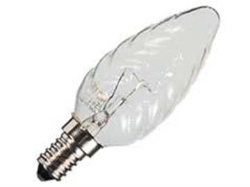 Εικόνα της Λάμπα Κερί Στριφτή Διάφανη 60W Ε14 Kandolight 10-10151
