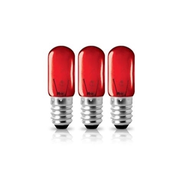 Εικόνα της Λαμπα E14/220V 3W Νυκτος Κοκκινο Blister (3Τεμ)
