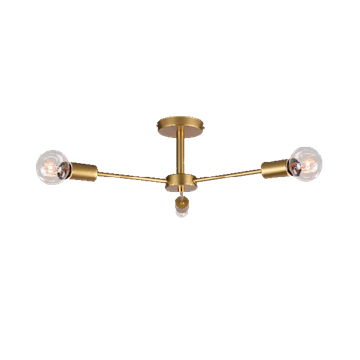 Εικόνα της Φωτιστικό Οροφής ROXI CEILING LAMP 3xE27 GOLD 955ROXIE3/GD Elmark