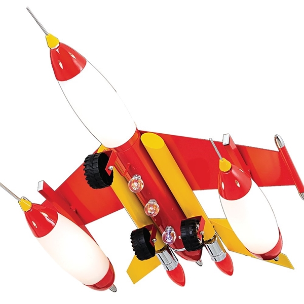 Εικόνα από CL 4312 C-H Φωτιστικό Παιδικό Πολεμικό Αεροπλάνο Μπλέ/Κόκκινο Arlight 0134052