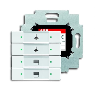 Εικόνα της 6127/01-84-500 KNX Μπουτόν με Bus Coupler (BCU) 4/8f Standard FM ABB 47719