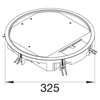 Εικόνα από Ενδοδαπεδίο Κουτί 24Στ. 84mm Μαύρο Hager