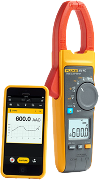 Εικόνα από Fluke 375 FC 600A AC/DC Αμπεροτσιμπίδα