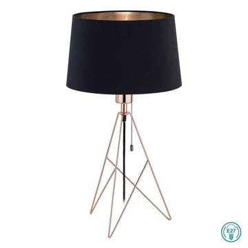 Εικόνα της Επιτραπεζιο Φωτιστικο 1 Kupfer/Sw-Kupfer Camporale SL Eglo 39178