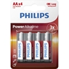 Εικόνα από LR6P4B/GRS POWER ALKALINE Αλκαλικές Μπαταρίες Υψηλής Απόδοσης 4 ΤΜΧ AA Philips