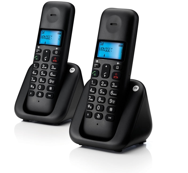 Εικόνα από Motorola T302 (Ελληνικό Μενού) Διπλό ασύρματο τηλέφωνο με ανοιχτή ακρόαση