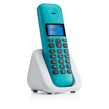 Εικόνα της Motorola T301 Turquoise (Ελληνικό Μενού) Ασύρματο τηλέφωνο με ανοιχτή ακρόαση