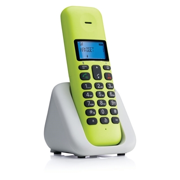 Εικόνα της Motorola T301 Lime Lemon (Ελληνικό Μενού) Ασύρματο τηλέφωνο με ανοιχτή ακρόαση