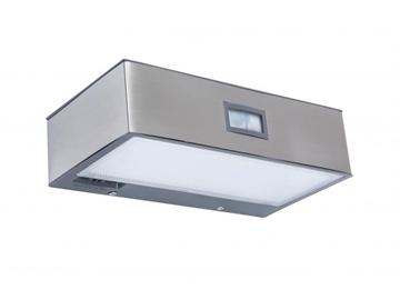 Εικόνα της Φωτιστικο Brick 18x9 Led 1,5W Ηλιακο & Sensor Ασημι LUTEC 6908501308