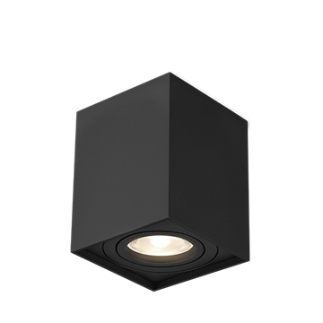 Εικόνα της Απλίκα τετράγωνη μαυρή Gu10 IP20 BH04-00311 Braytron