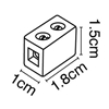 Εικόνα από ΚΛΕΜΑ ΠΟΡΣ.ΕF-533-A2/4mm ΕΙΣΑΓ 1πολ.4mm